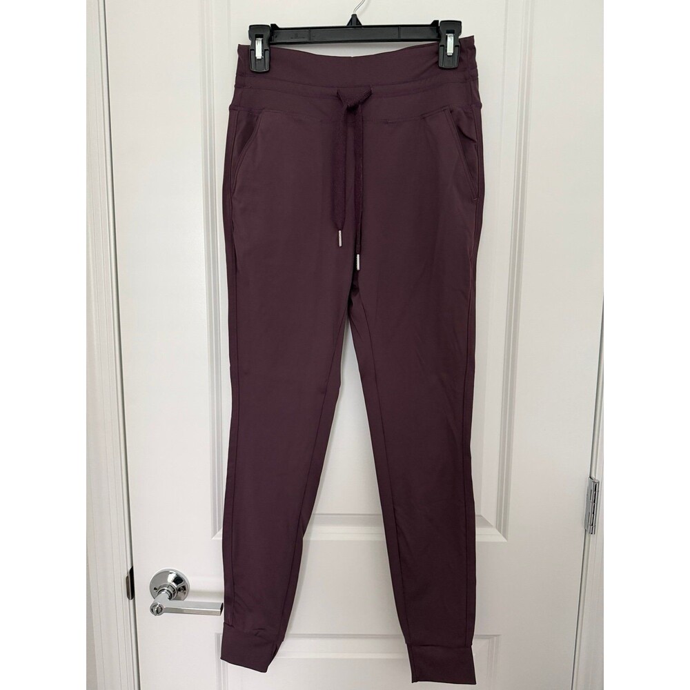 Halara High Waisted Drawstring Side Pocket Purple Casual Joggers Size Medium